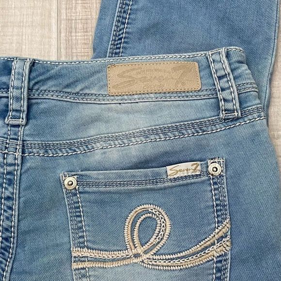 SEVEN7 Sz 6 Denim Jeans Ankle Straight - Picture 5 of 11